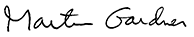 A picture of the signature of a person.